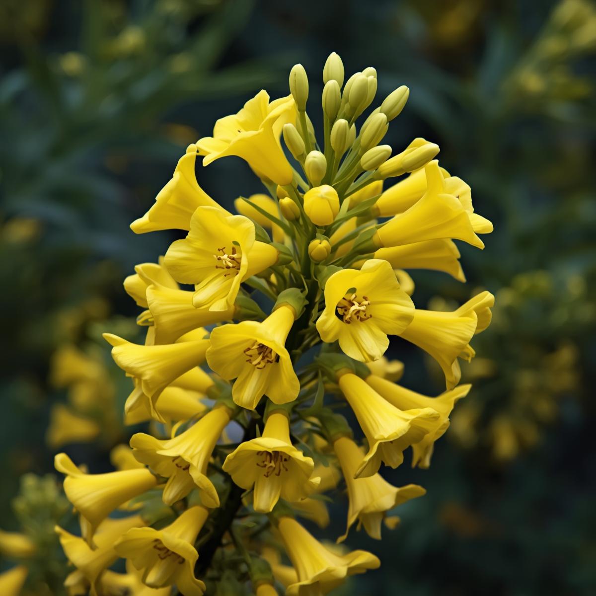 Kowhai flowers in bloom
